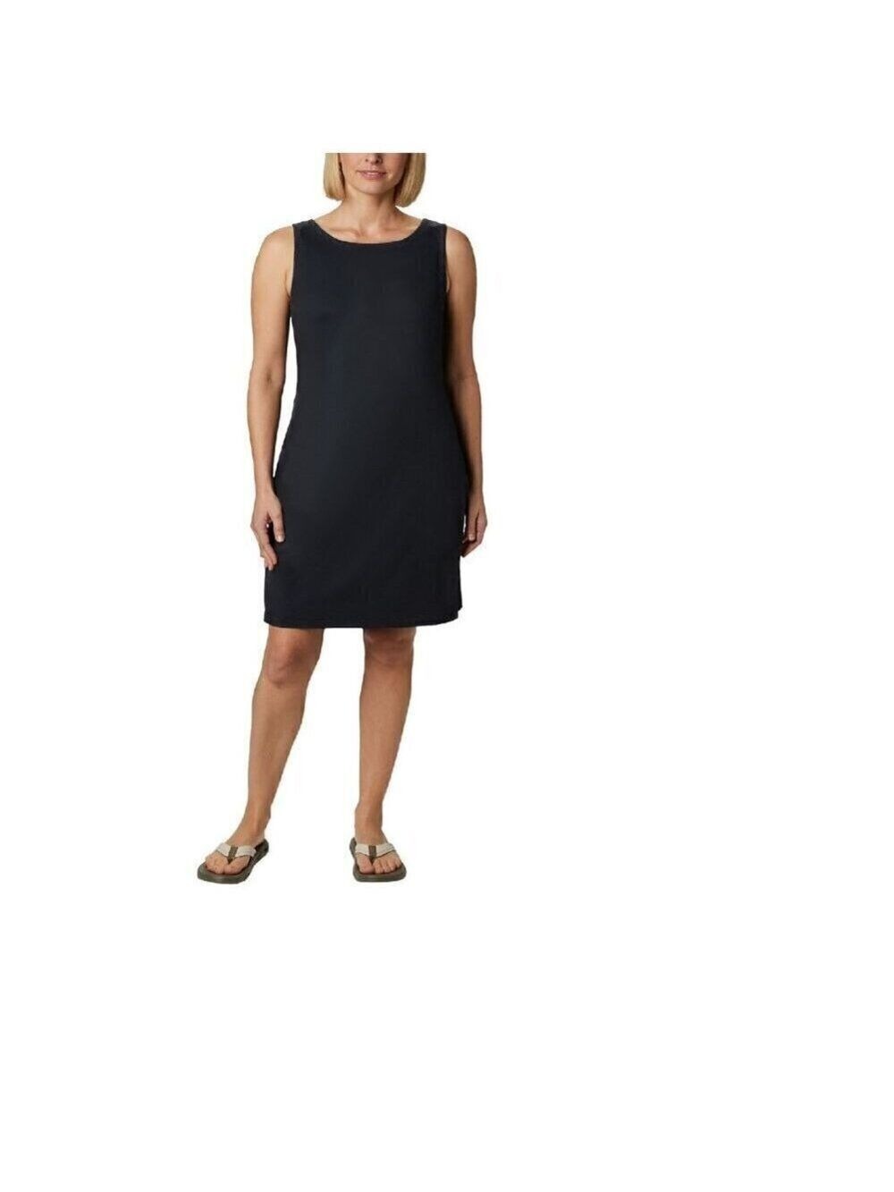 Columbia Women's Chill River Omni-Shade Sleeveless Tank Dress Black S